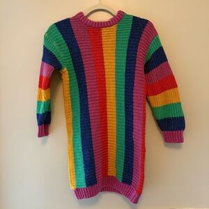 Colorful Striped Hannah Anderson Girls Sweater Dress